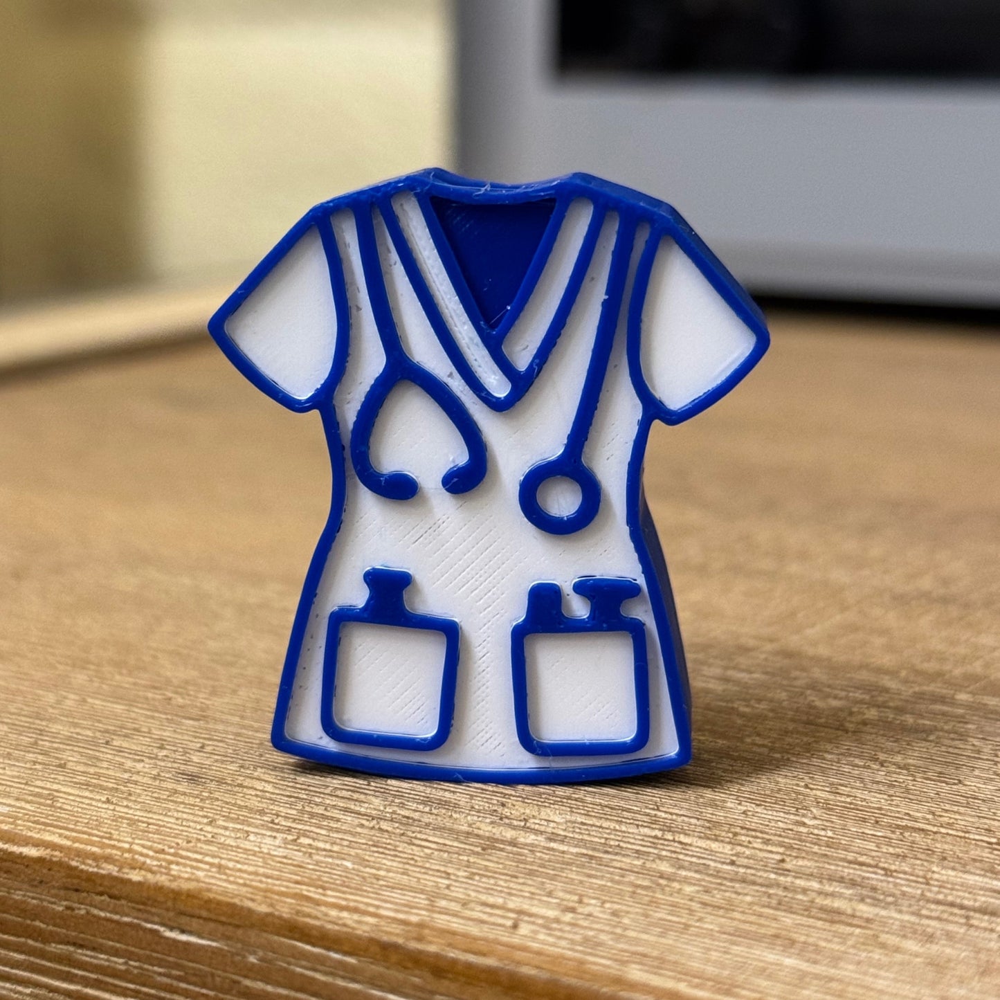 Medical Scrubs 3D Printed Straw Topper