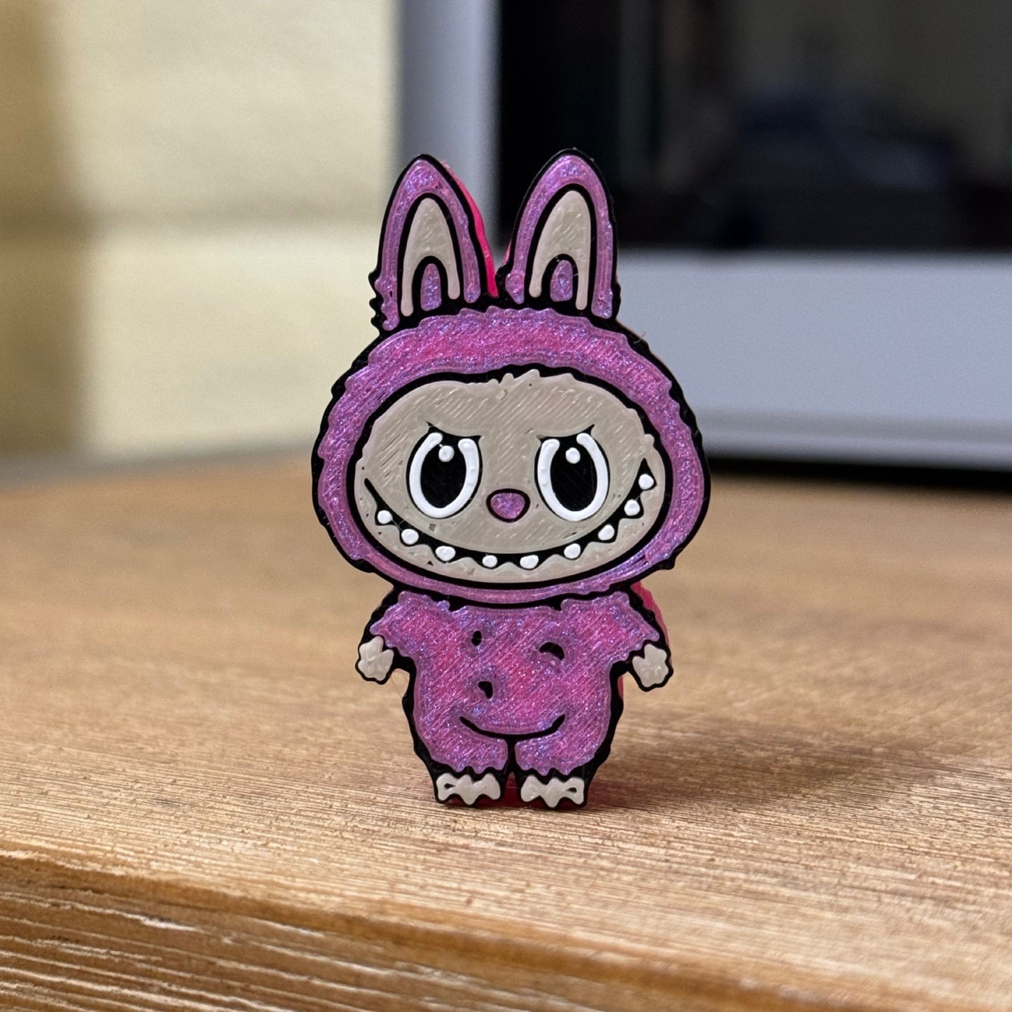 Fluffy Friend 3D Printed Straw Topper