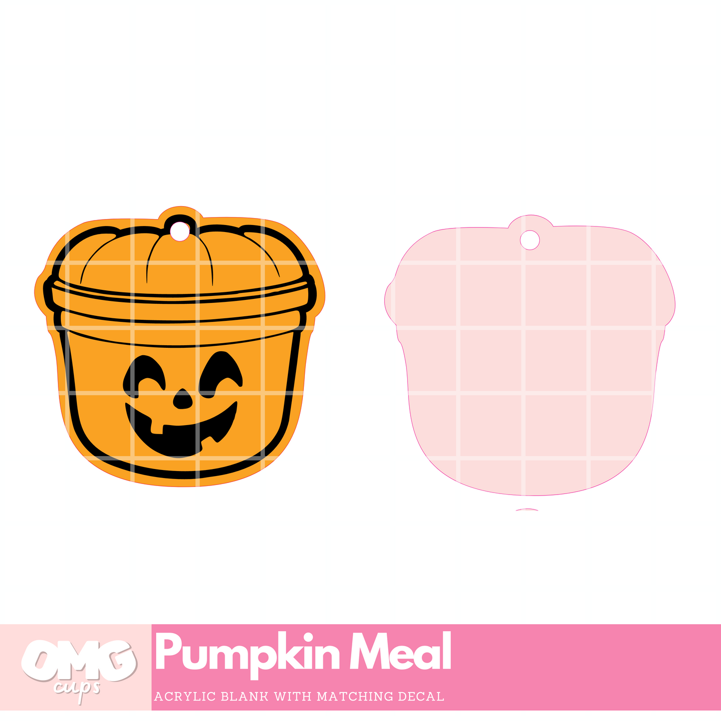 Pumpkin Meal Acrylic Blank