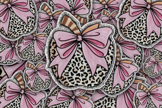 Animal Print Apple | Acrylic UV Printed Blank