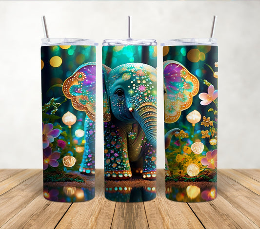 Baby Elephant | 20oz Sublimation Tumbler Wrap