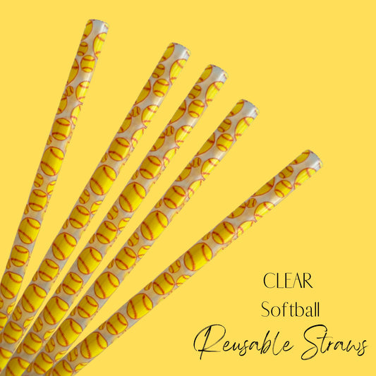Clear Softball Straw (24oz)