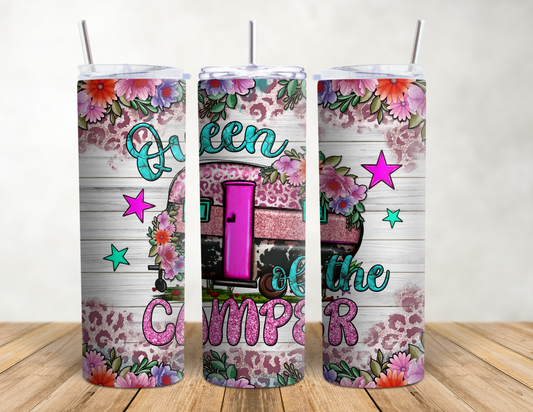 Queen of the Camper 20oz Tumbler Wrap