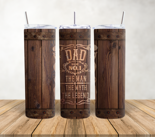 Dad Old Time 20oz Tumbler Wrap