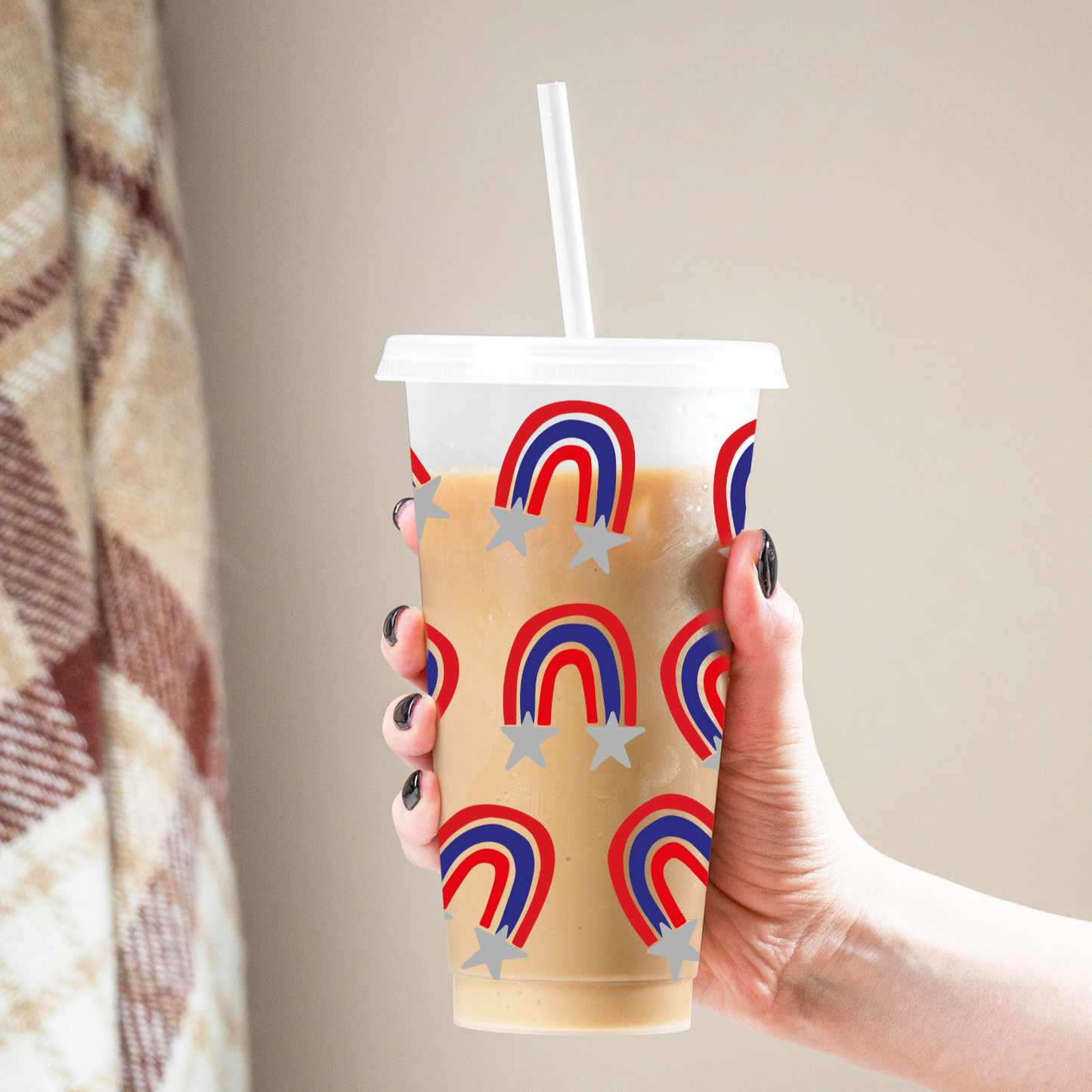 American Rainbow - Cold Cup Wrap Download 24oz and 16oz