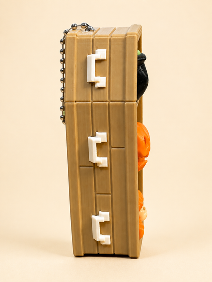 Crypt Clicker | 3D Printed Halloween Triple Clicker Coffin Keychain