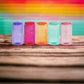 Rainbow Collection Sublimation Glass Can (16oz)
