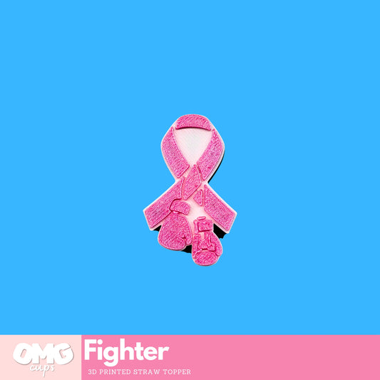 Fighter 3D Printed Straw Topper