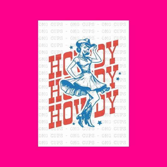 Howdy Cowgirl | DTF Transfer