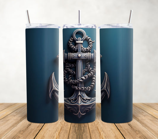 Anchors Away 20oz Tumbler Wrap