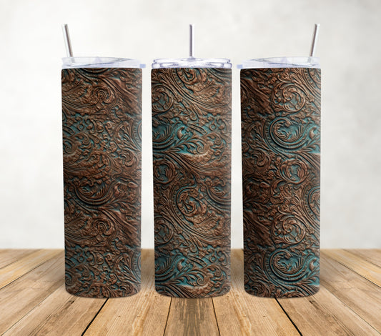 Western Leather 20oz Tumbler Wrap