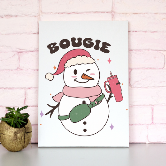 Bougie Snowperson Sublimation Transfer