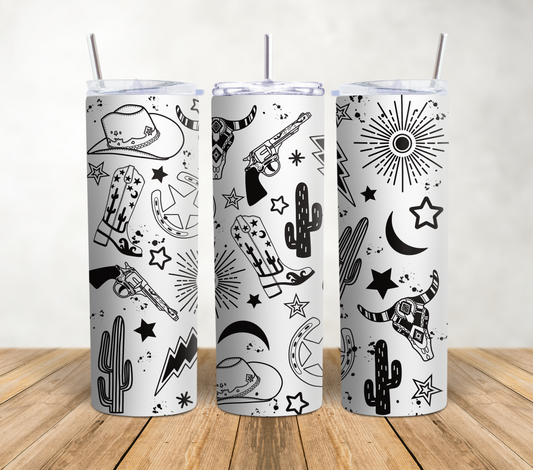 Western Icons 20oz Tumbler Wrap