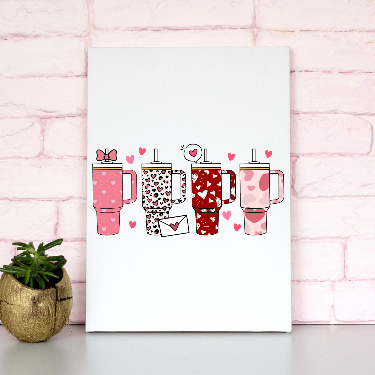Valentines Tumblers Sublimation Transfer