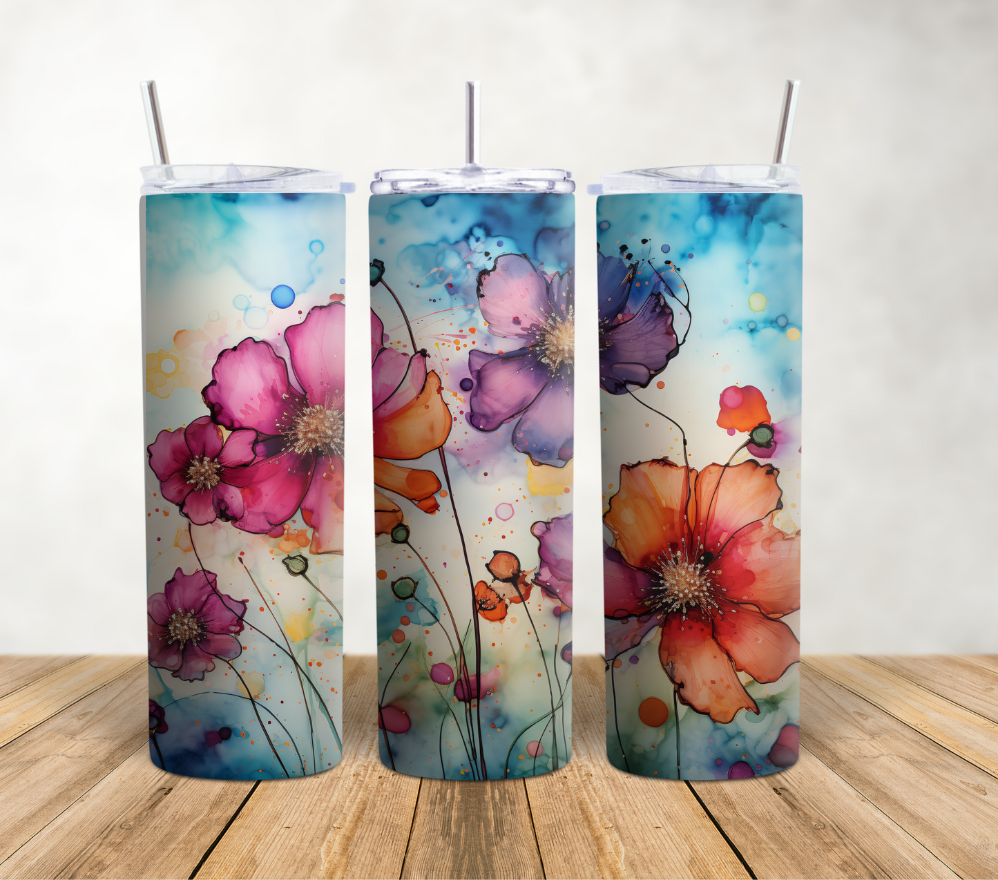 Watercolors - 20oz Tumbler Wrap