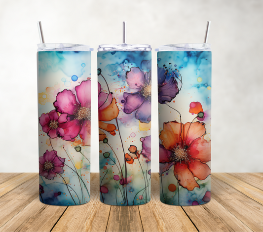 Watercolors - 20oz Tumbler Wrap