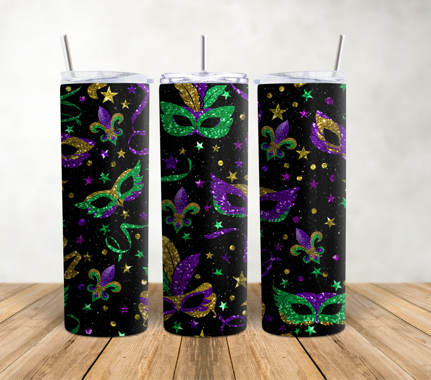 Mardi Gras - 20oz Tumbler Wrap