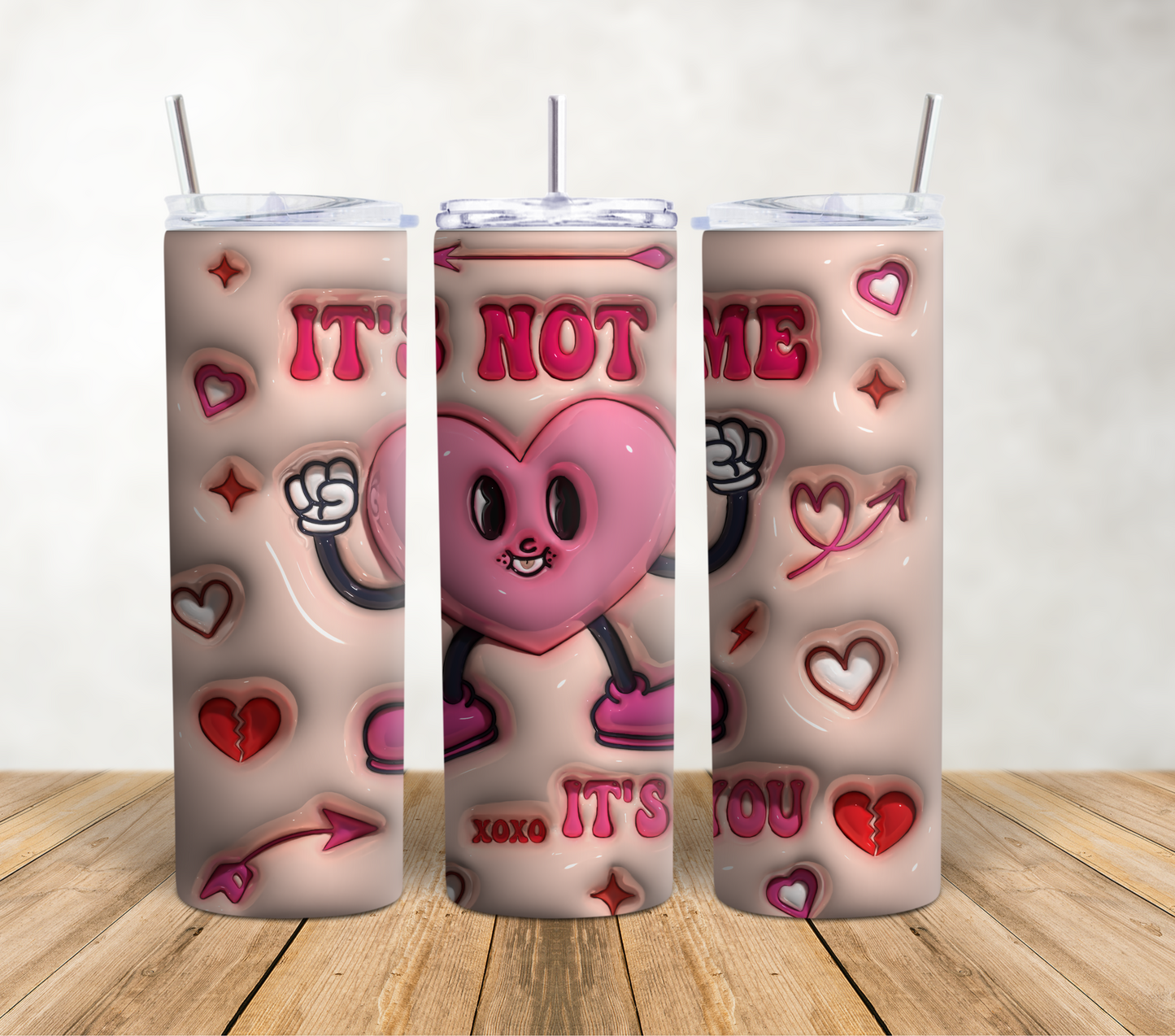 Its You Puff/3D - 20oz Tumbler Wrap