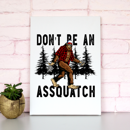 Assquatch Sublimation Transfer