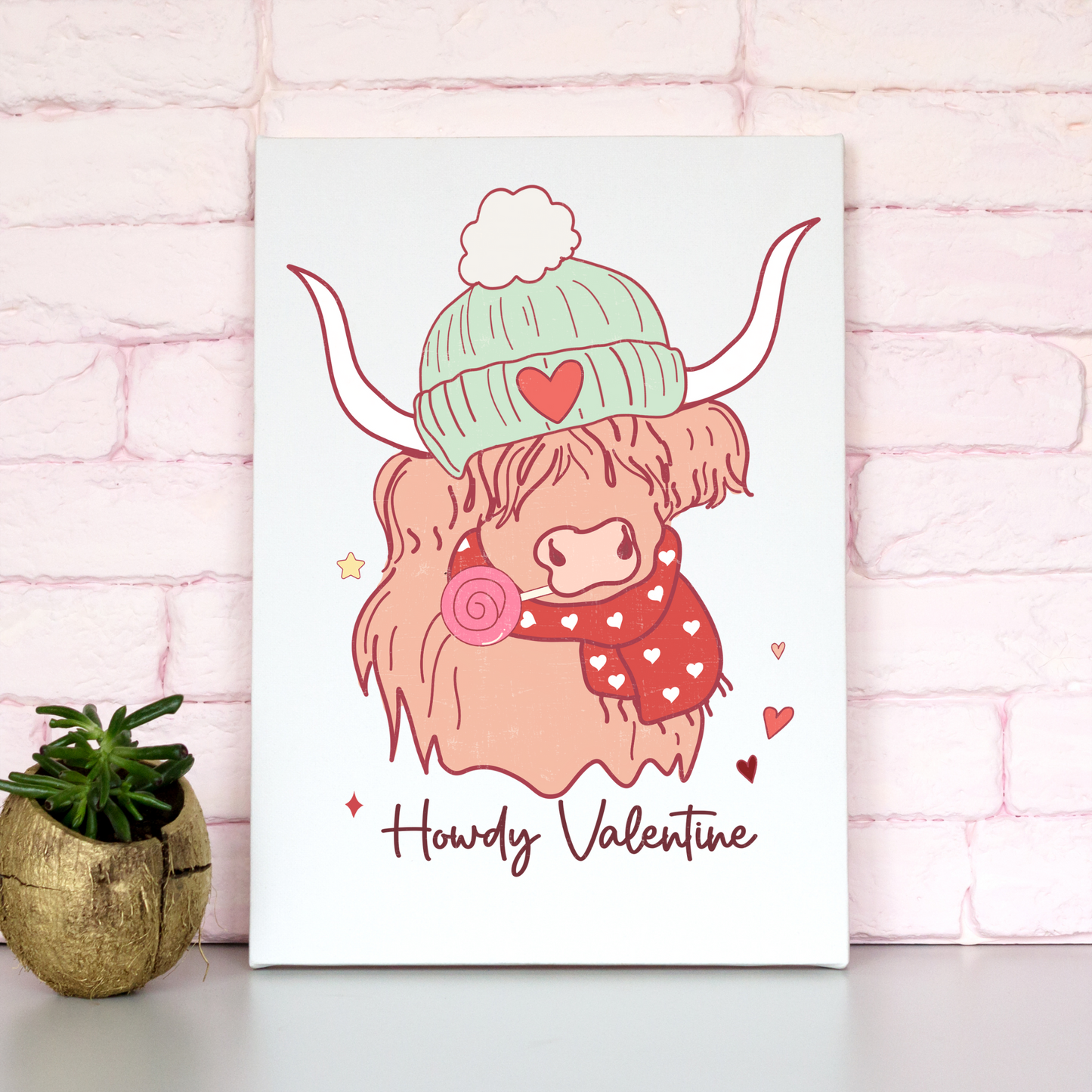 Howdy Valentine Sublimation Transfer