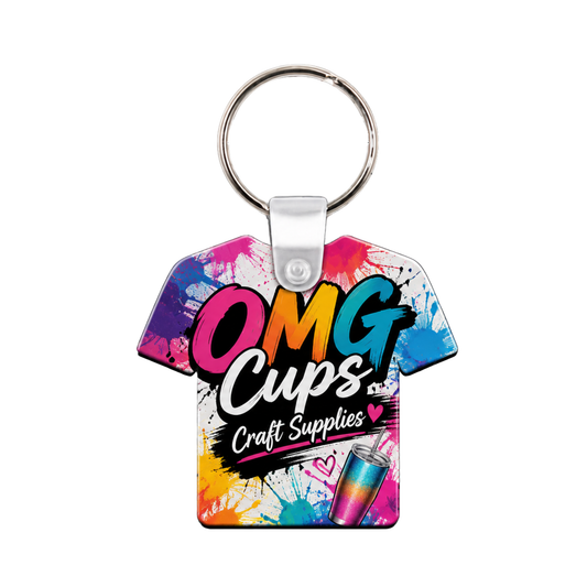 Jersey Double-Sided MDF Sublimation Keychain