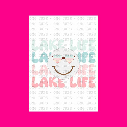 Lake Life Smiley | DTF Transfer