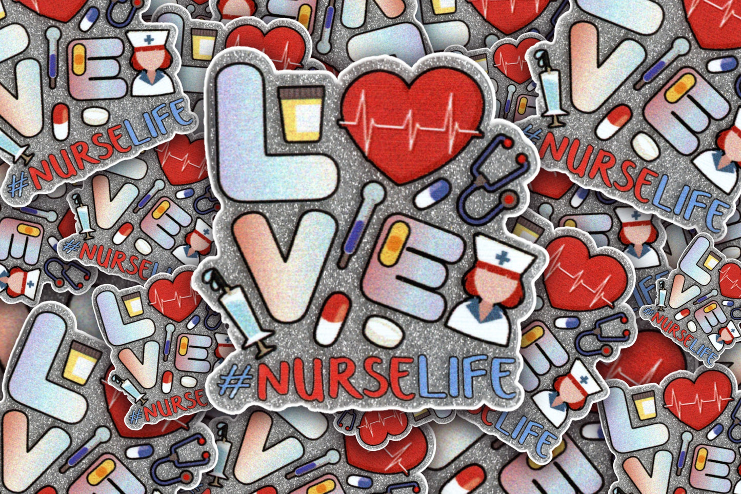 Love Nurse Life | Acrylic UV Printed Blank