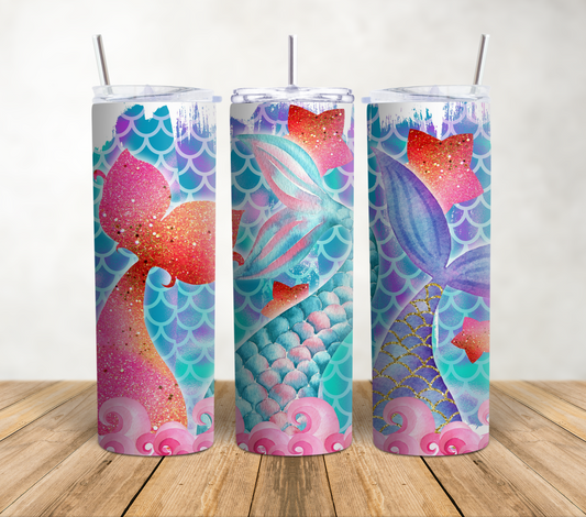 Mermaid Tails - 20oz Tumbler Wrap