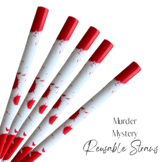 Murder Mystery Straw (24oz)