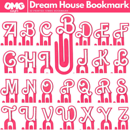 Dream House 3D Printed Jumbo Paperclip Bookmark