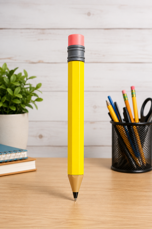 Pencilzilla | 3D Printed Refillable Jumbo Pencil Pen