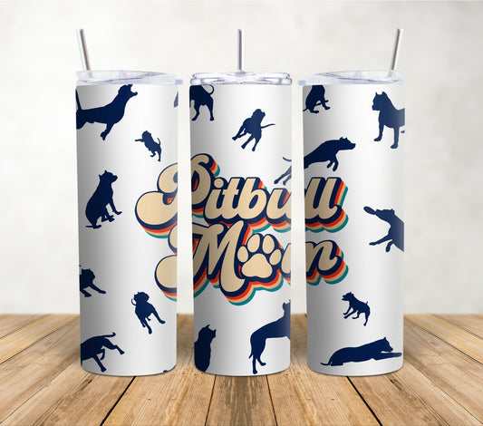 Pitbull Mom | 20oz Sublimation Tumbler Wrap