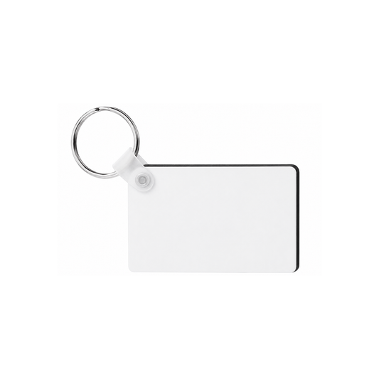 Rectangle Double-Sided MDF Sublimation Keychain
