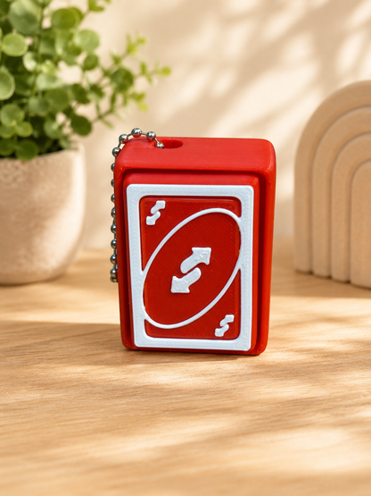 Reverse Fidget Clicker  | 3D Printed with Keychain