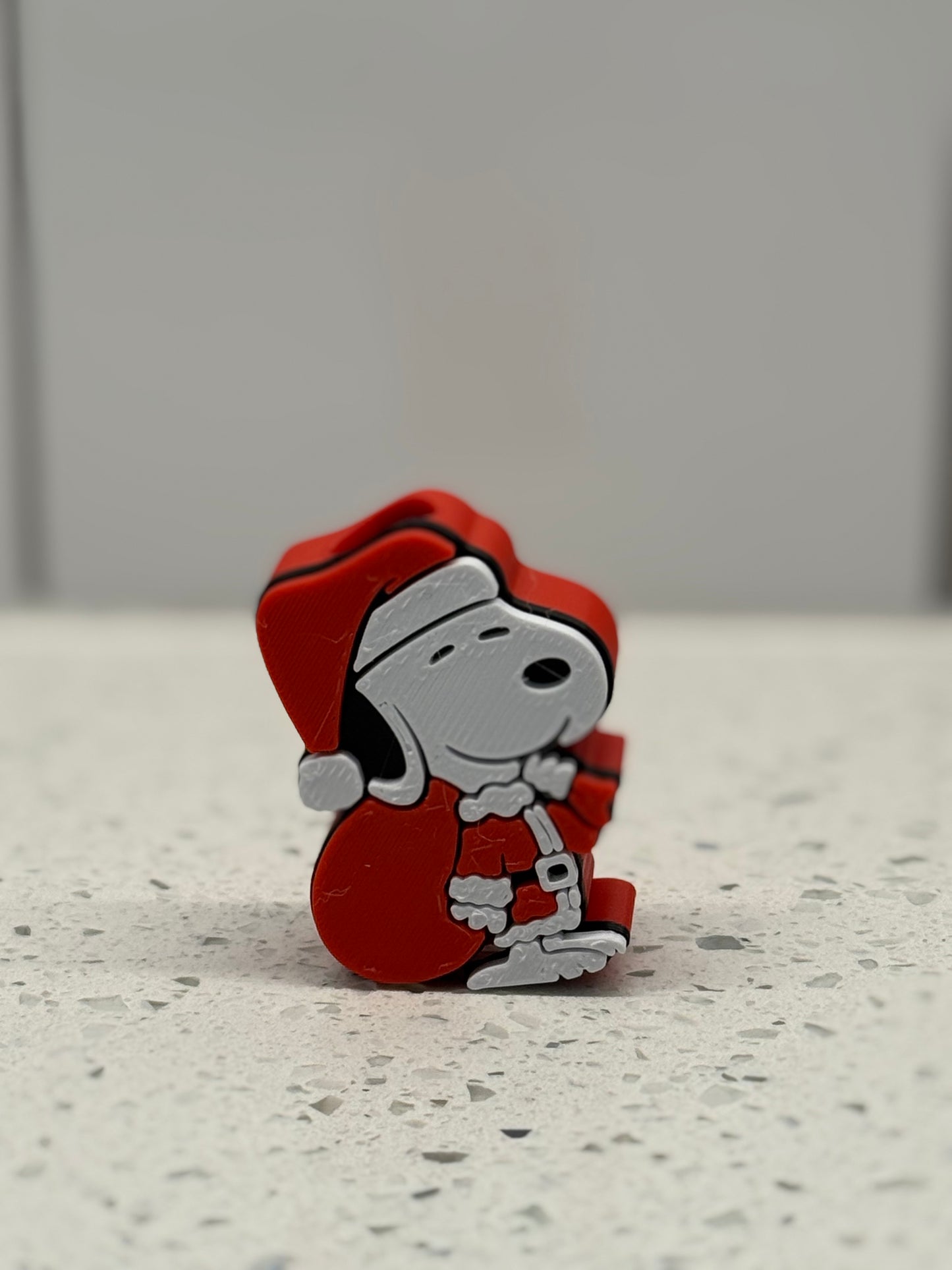 Santa Paws 3D Printed Straw Topper