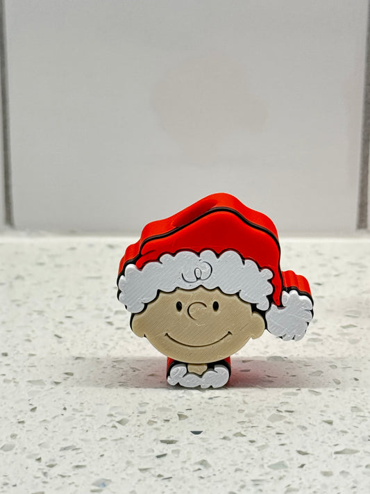 Santa Little Sipper 3D Printed Straw Topper