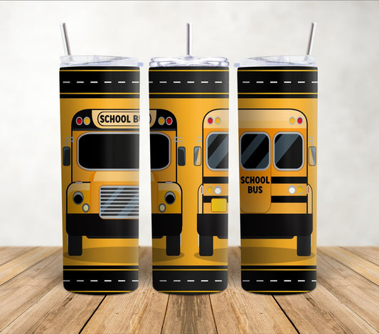 School Bus | 20oz Sublimation Tumbler Wrap