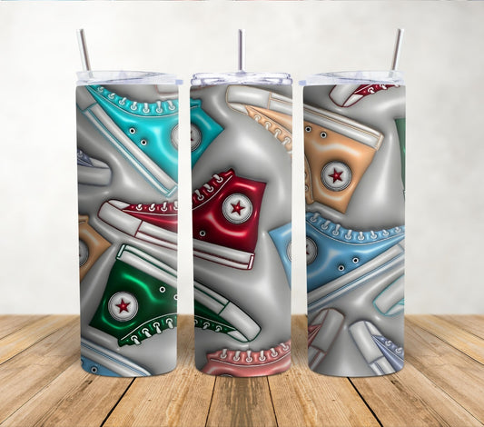 Sneaker - Puff | 20oz Sublimation Tumbler Wrap