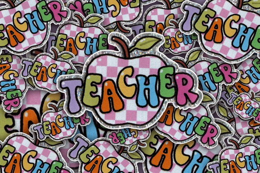 Teacher Apple | Acrylic UV Printed Blank