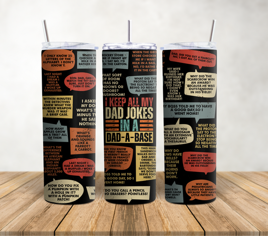 Dad Jokes - 20oz Tumbler Wrap