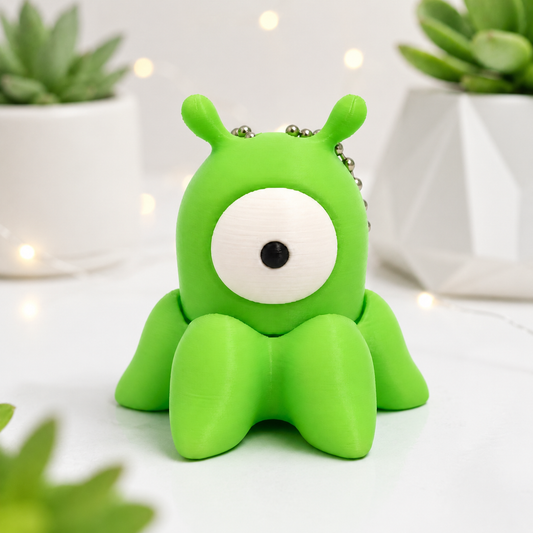 UFO Buddy Fidget Clicker Keychain | 3D Printed