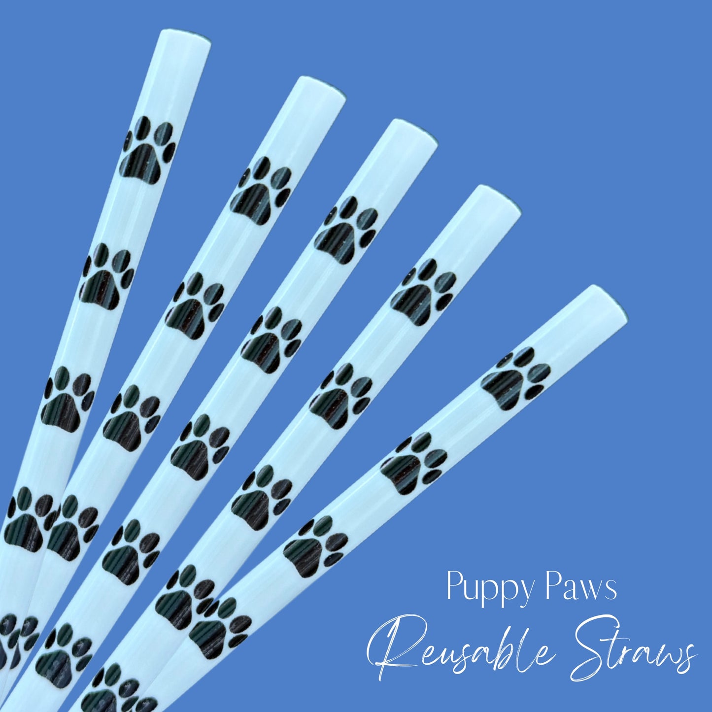 Puppy Paws Straw (24oz)