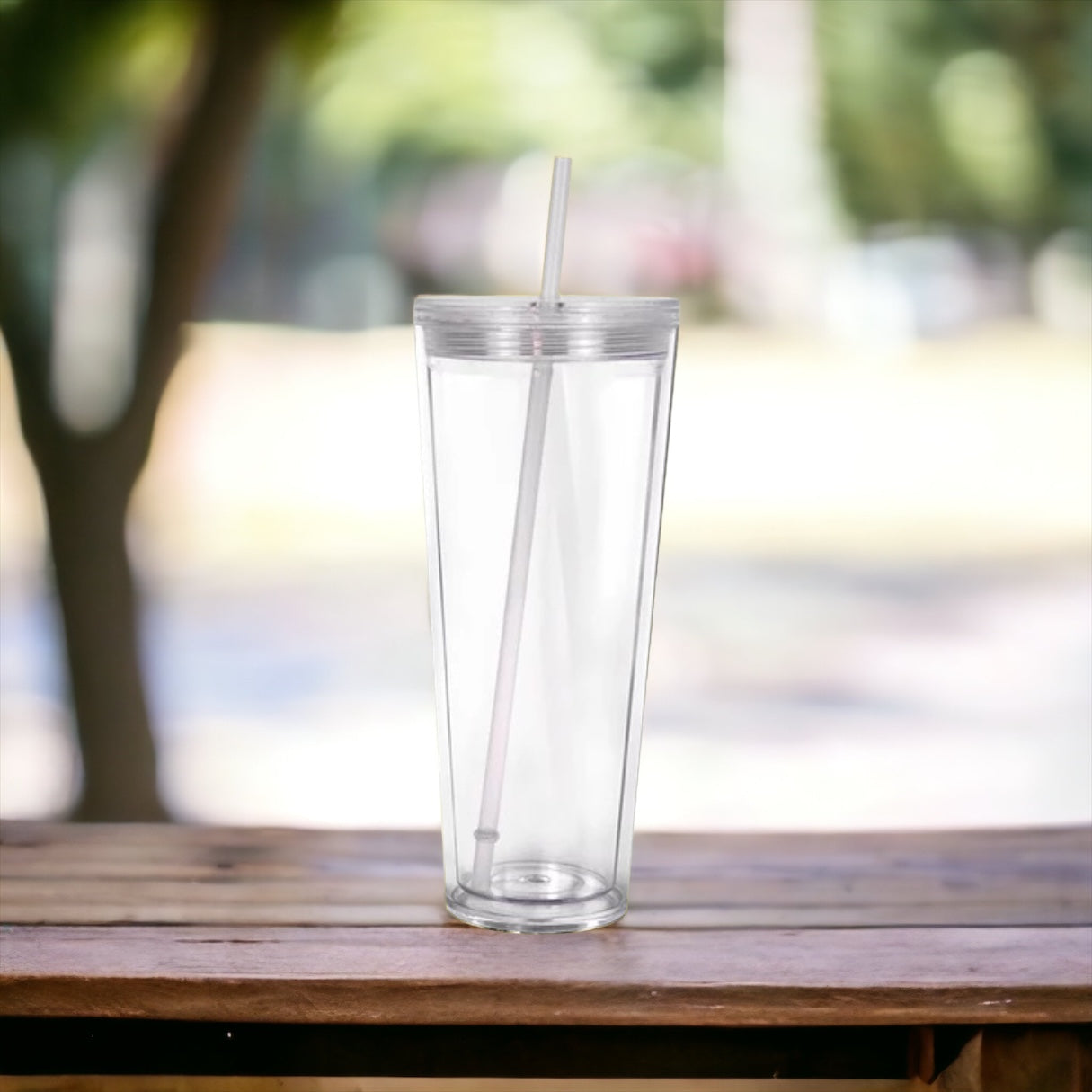 24oz Double Wall Tumbler Clear Dupe