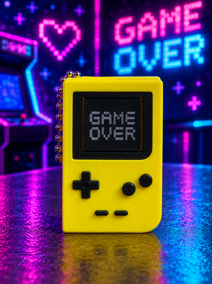 8-Bit Gaming  | 3D Printed Clicker Keychain
