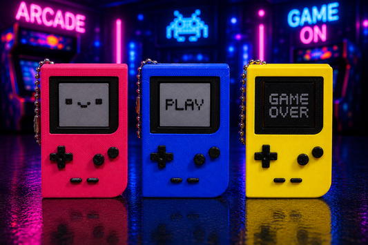 8-Bit Gaming  | 3D Printed Clicker Keychain