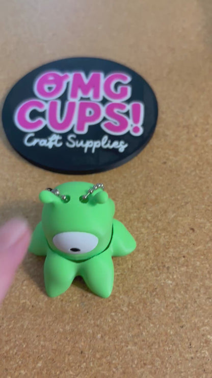 UFO Buddy Fidget Clicker Keychain | 3D Printed