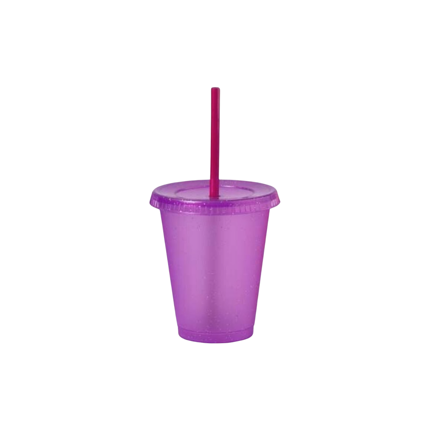 Prickly Purple Glitter Cup (16oz)