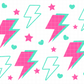 Retro Lightning - UV Wrap 16oz Glass Can