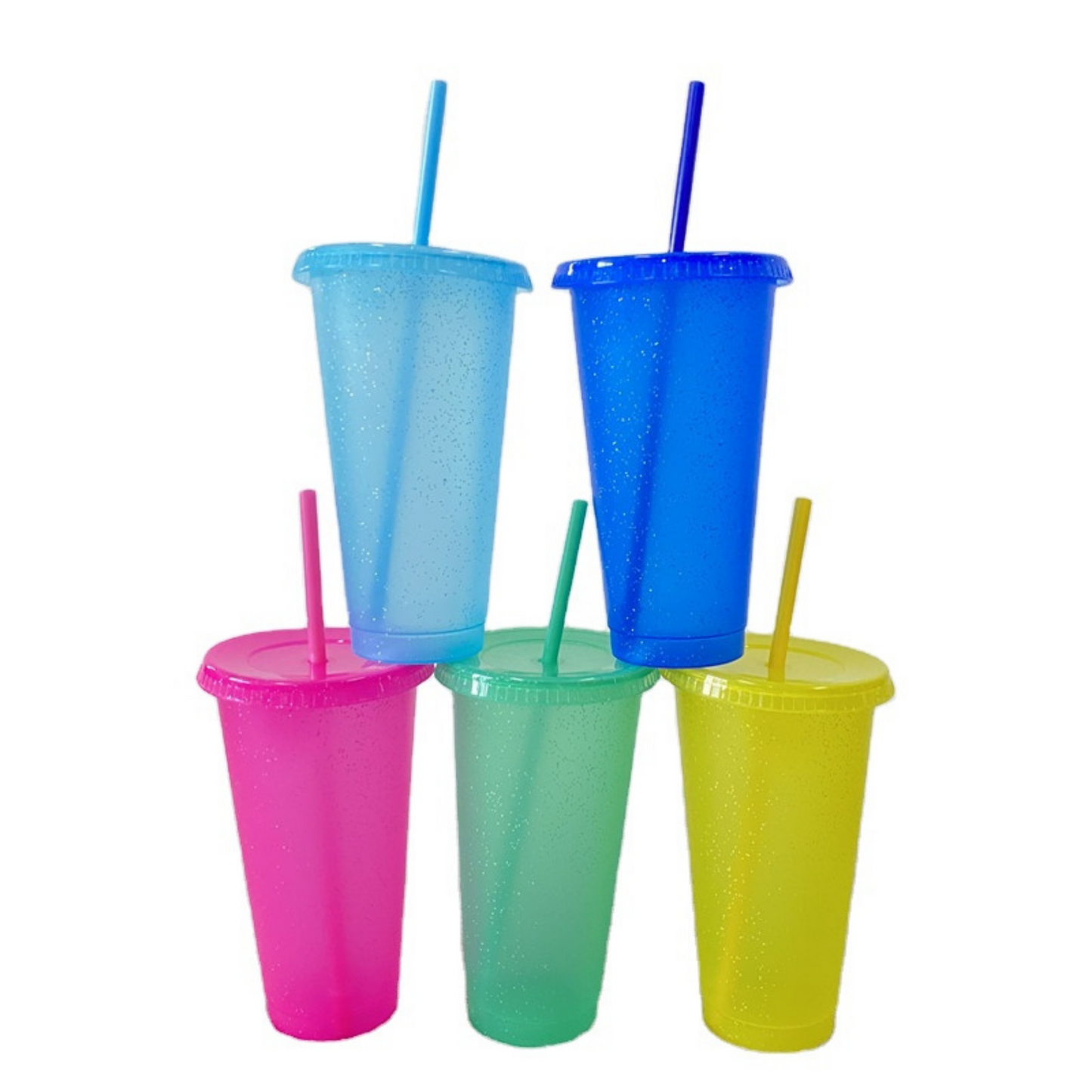 Spring Frosted Glitter Cold Cups (24oz)
