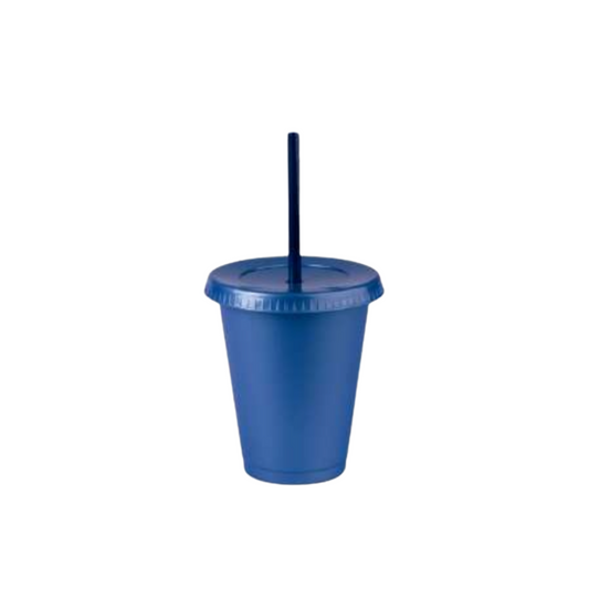 Steel Blue Matte Cup (16oz)